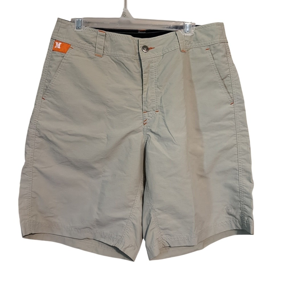 Howler Bros Shorts 100% Nylon Fishing Outdoors Camping Men's Size 32 Beige